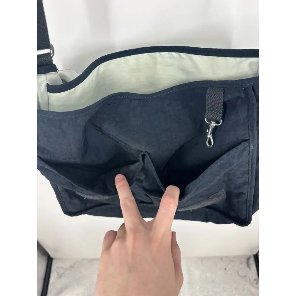 Kipling Oswin Messenger Crossbody Shoulder Bag Blue Bleu 2 M6 11.5